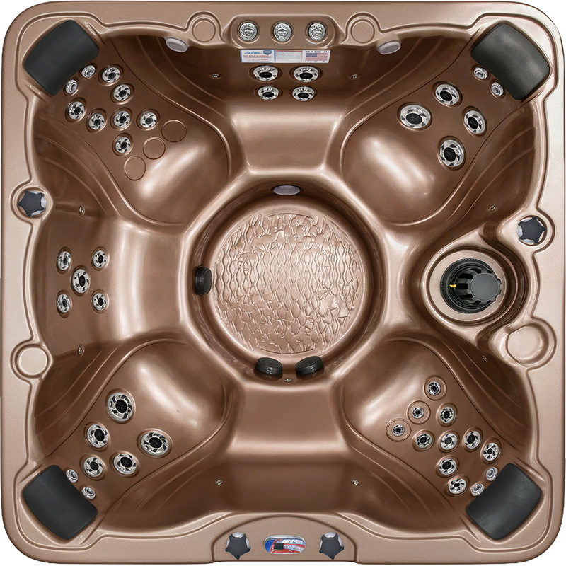 7-Person 45-Jet Premium Acrylic Bench Spa Standard Hot Tub with Ozonator and Bluetooth Sound System