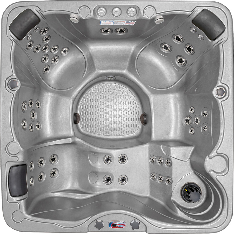 6-Person 56-Jet Premium Acrylic Lounge Spa Standard Hot Tub with Bluetooth Sound System and LED Waterfall