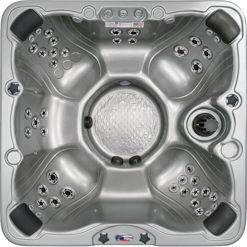 7-Person 45-Jet Premium Acrylic Bench Spa Standard Hot Tub with Ozonator and Bluetooth Sound System