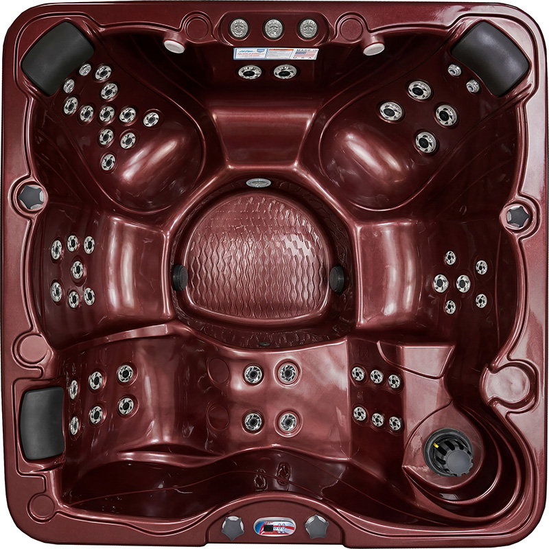 6-Person 56-Jet Premium Acrylic Lounge Spa Standard Hot Tub with Bluetooth Sound System and LED Waterfall