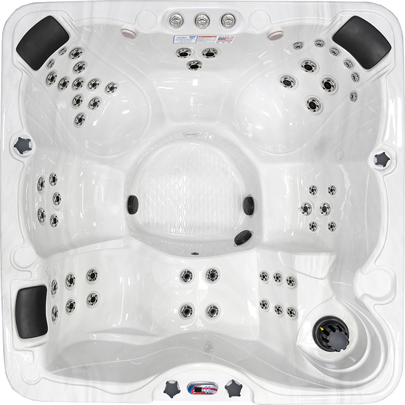 6-Person 56-Jet Premium Acrylic Lounge Spa Standard Hot Tub with Bluetooth Sound System and LED Waterfall