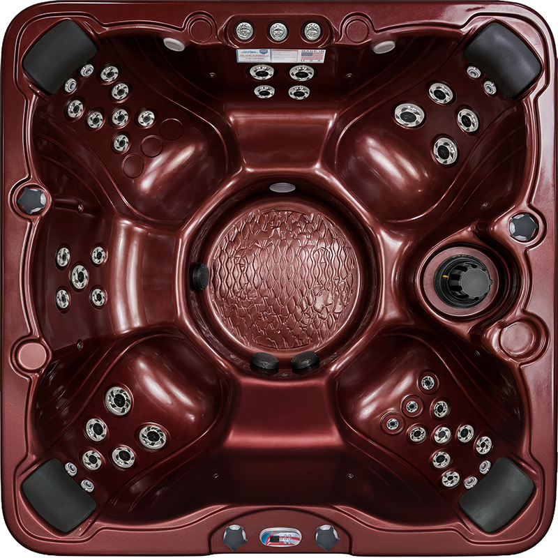 7-Person 45-Jet Premium Acrylic Bench Spa Standard Hot Tub with Ozonator and Bluetooth Sound System