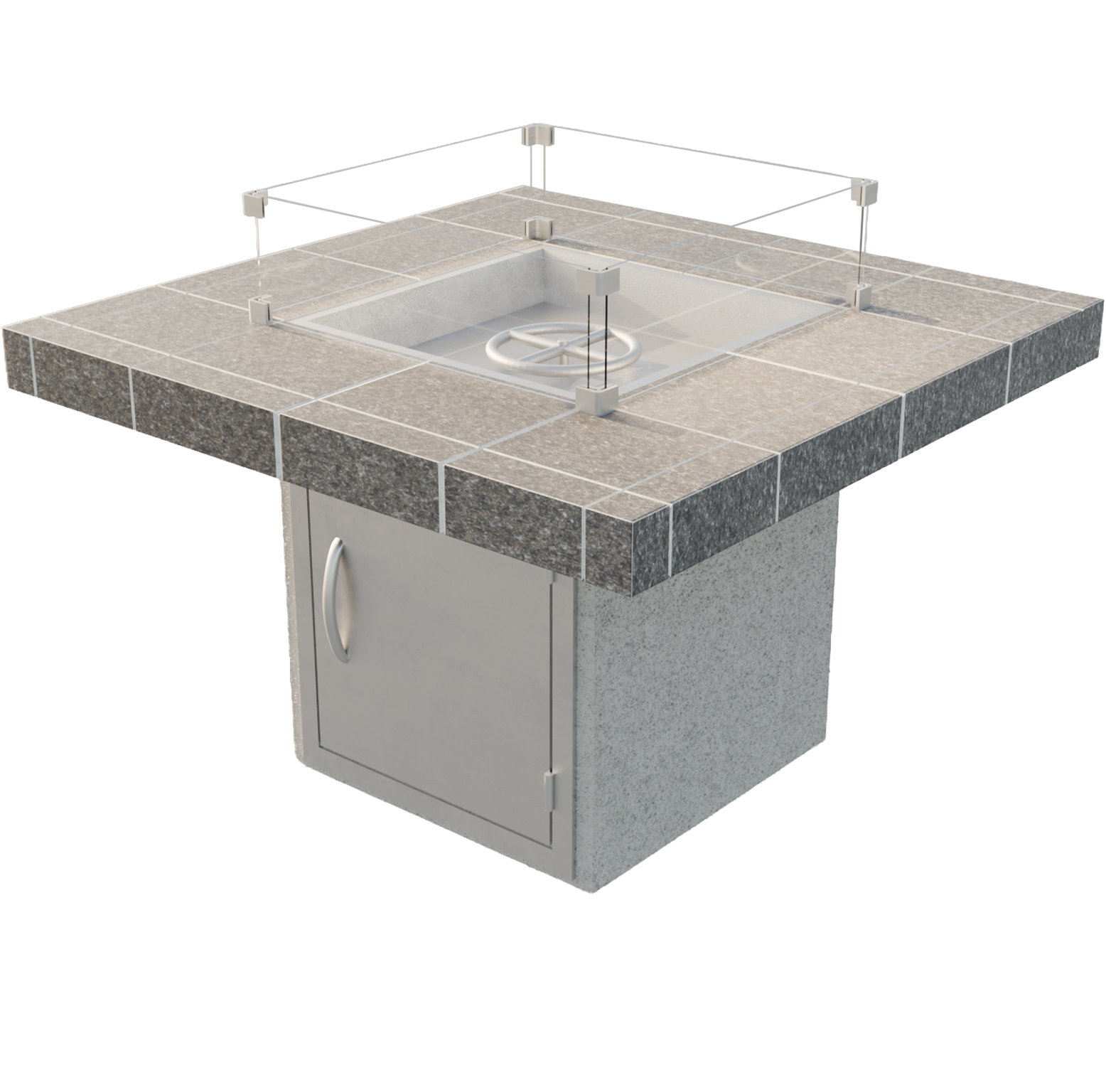 Mesa – Modern Contemporary Outdoor Gas Fire Pit