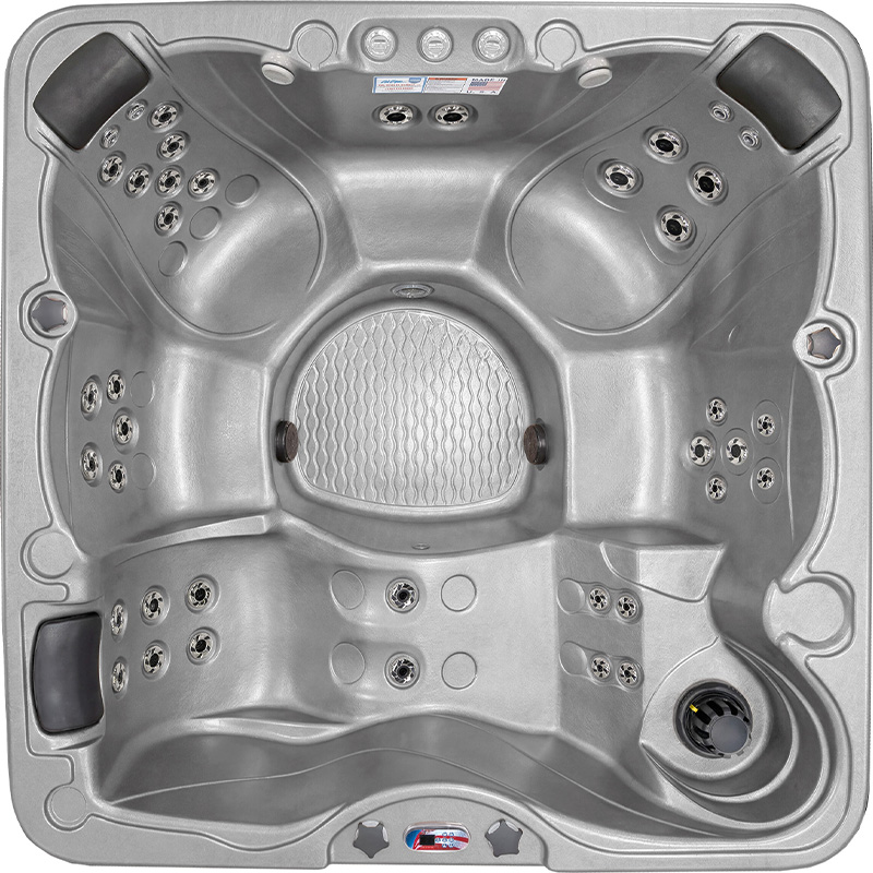 6-Person 45-Jet Premium Acrylic Lounger Spa Standard Hot Tub with Ozonator and Bluetooth Sound System