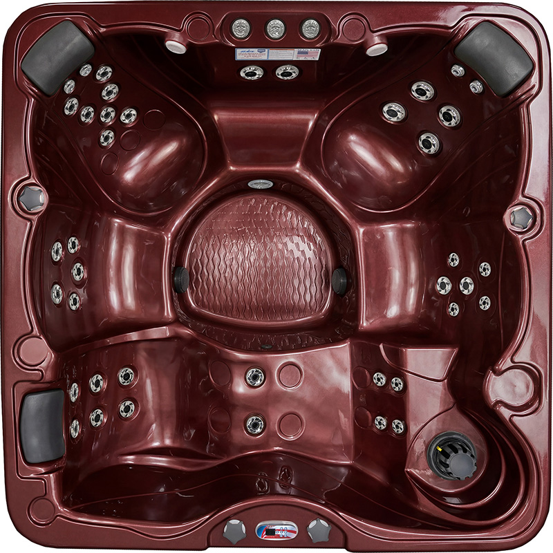 6-Person 45-Jet Premium Acrylic Lounger Spa Standard Hot Tub with Ozonator and Bluetooth Sound System