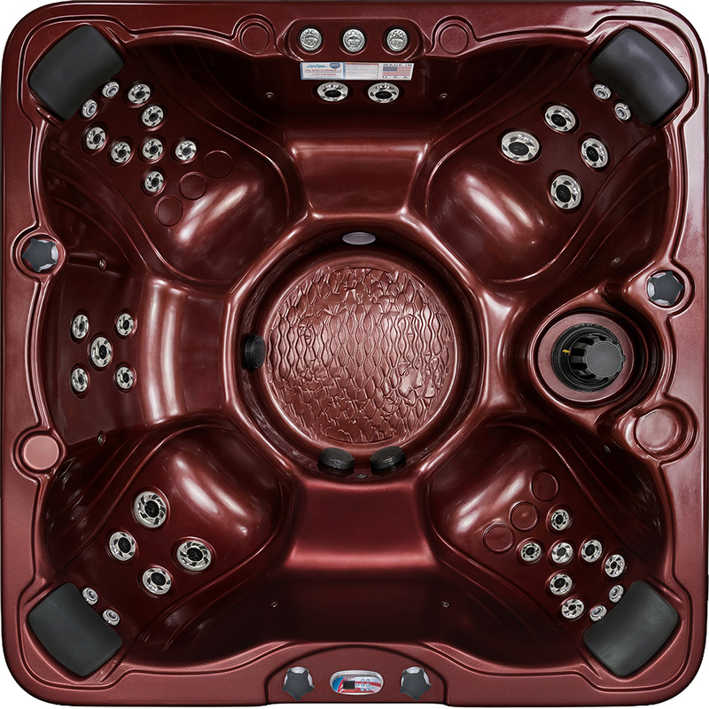 7-Person 40-Jet Premium Acrylic Bench Spa Standard Hot Tub with Ozonator and 5.5kW Heater