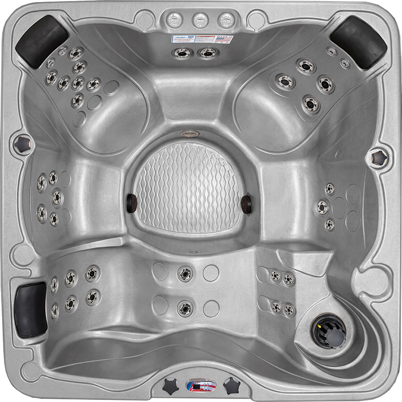 6-Person 40-Jet Premium Acrylic Lounger Spa Standard Hot Tub with Ozonator and 5.5kW Heater